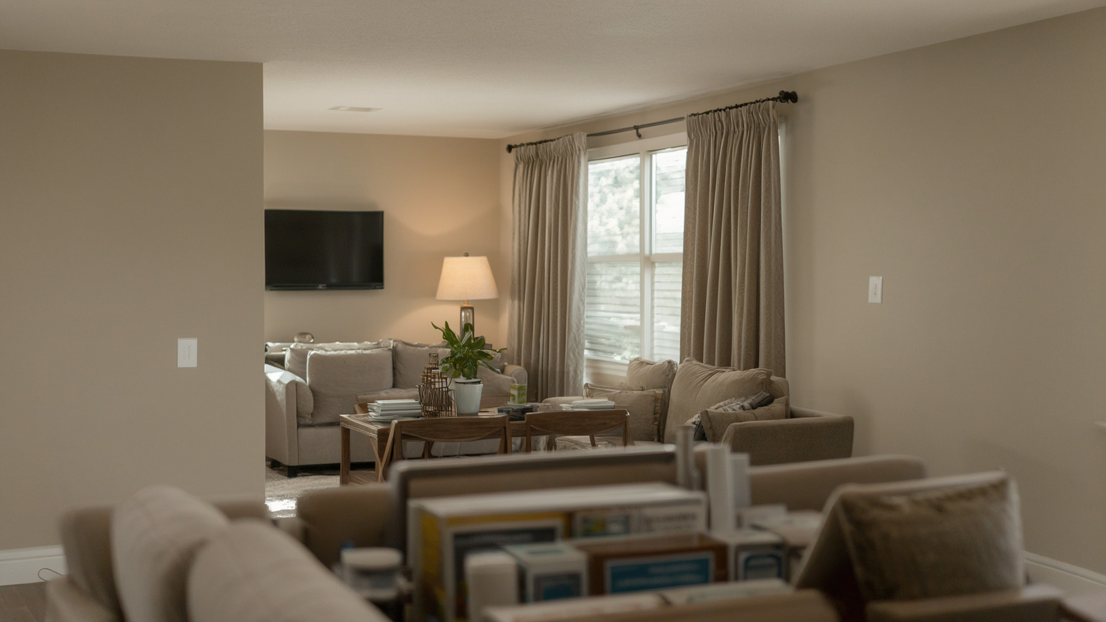 A listing interior photographed with even light and a level horizon